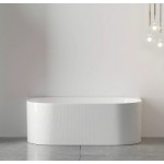 Noosa Back To The Wall Multifit Bath Matte White 1700